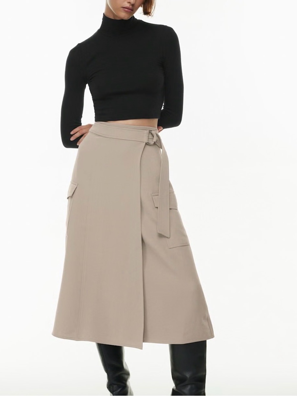 Wilfred Hana skirt in Nomad taupe. Size M